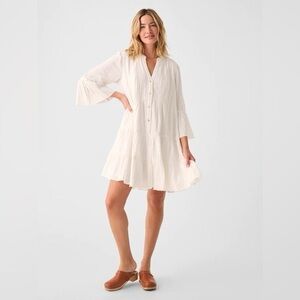 Faherty Dream Cotton Gauze Kasey Dress